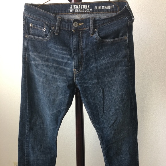 levis signature slim straight